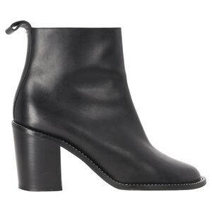Givenchy Chain-Link Accent Ankle Boots in Black Leather